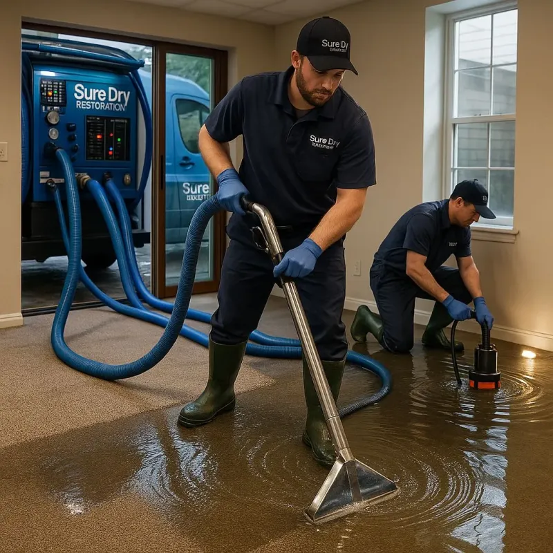 Water Extraction and Removal process in Belding, MI